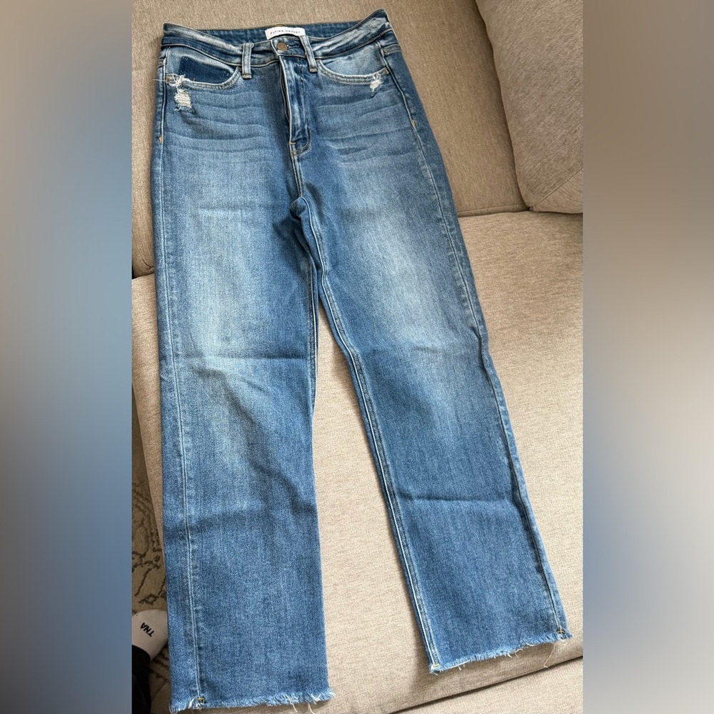 Flying Monkey Distressed Blue Jeans, Size 27 NWOT